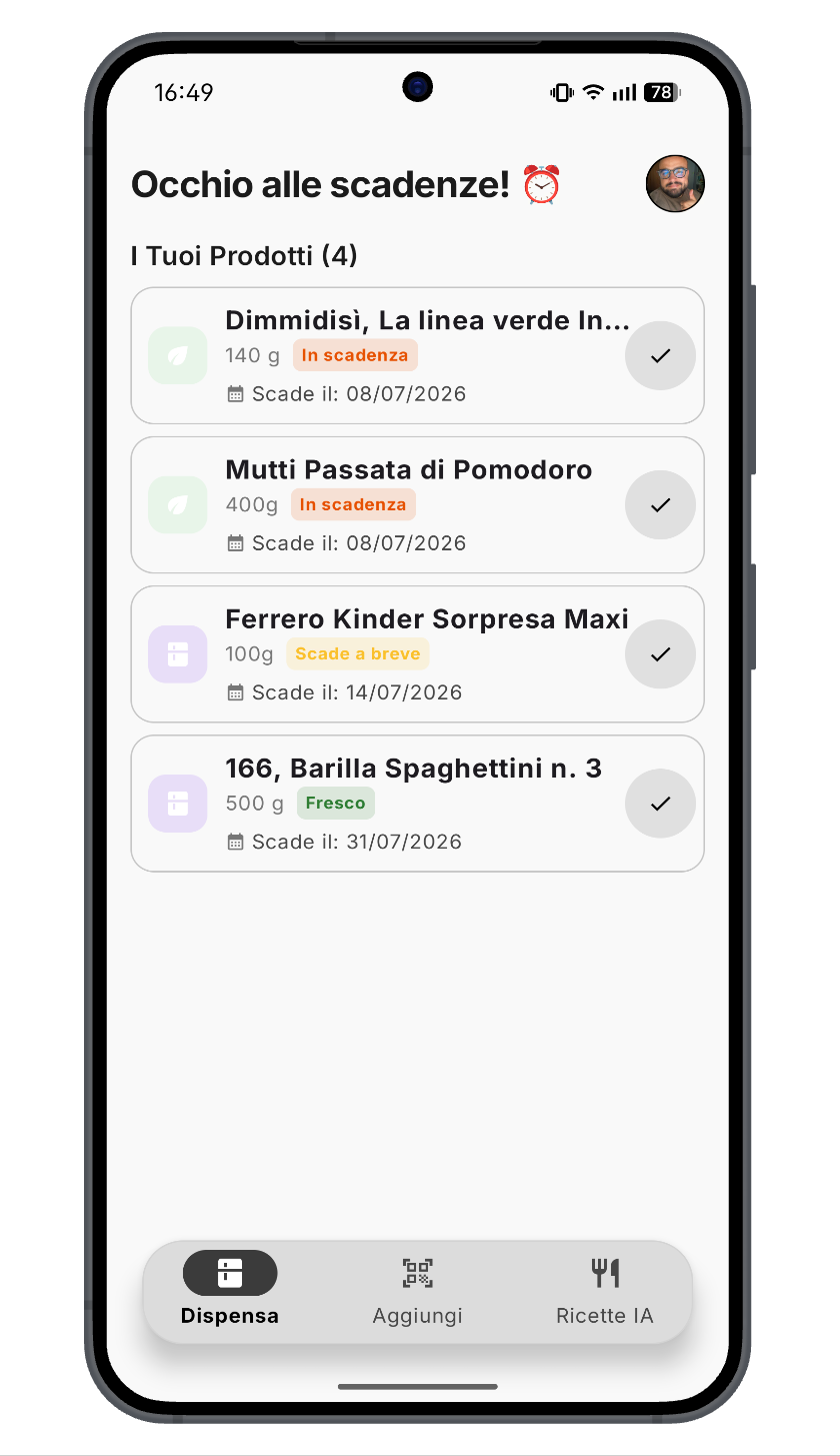 Schermata DispensAPP 1