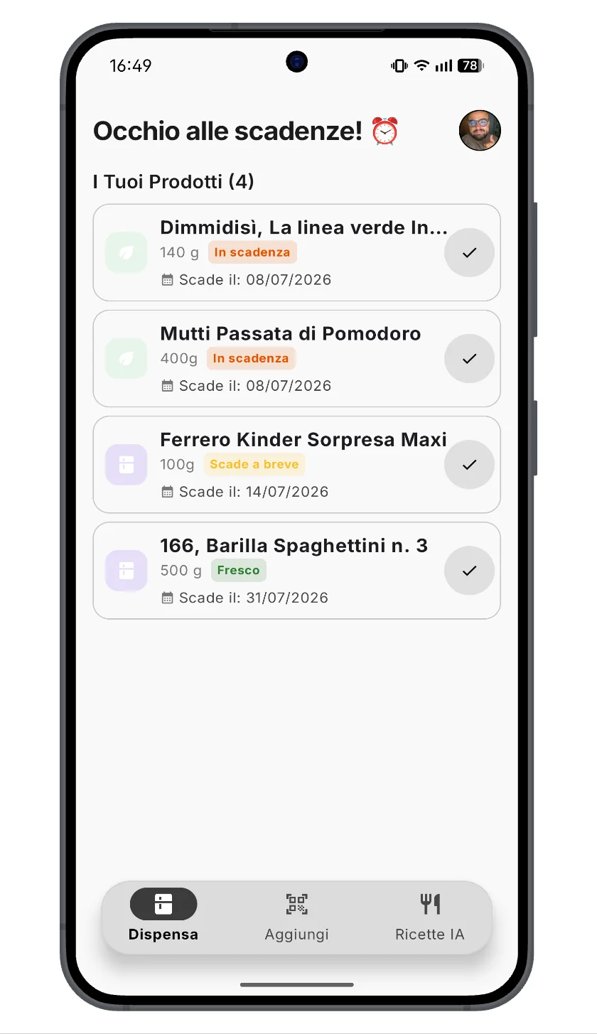 Schermata DispensAPP 1