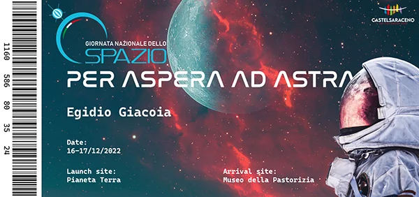 Biglietto · Per Aspera ad Astra
